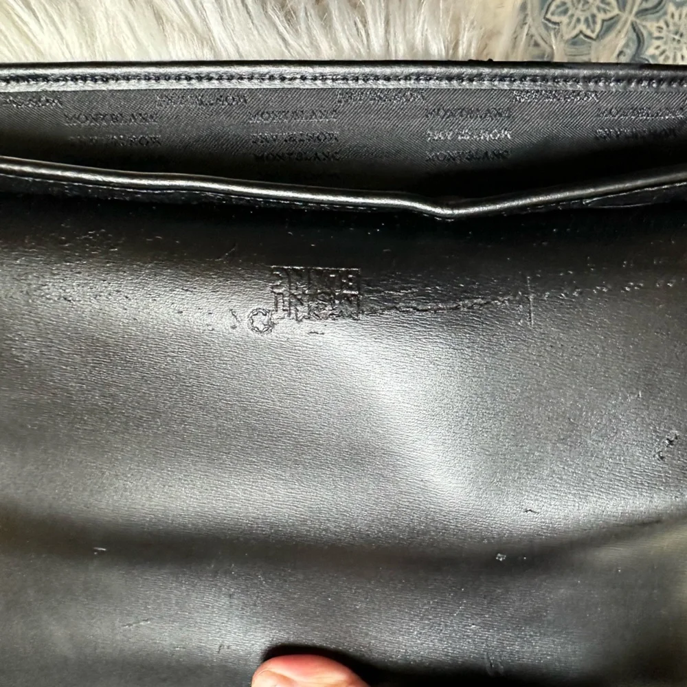 Montblanc Meisterstuck Leather Messenger Bag. Pre-Owned
